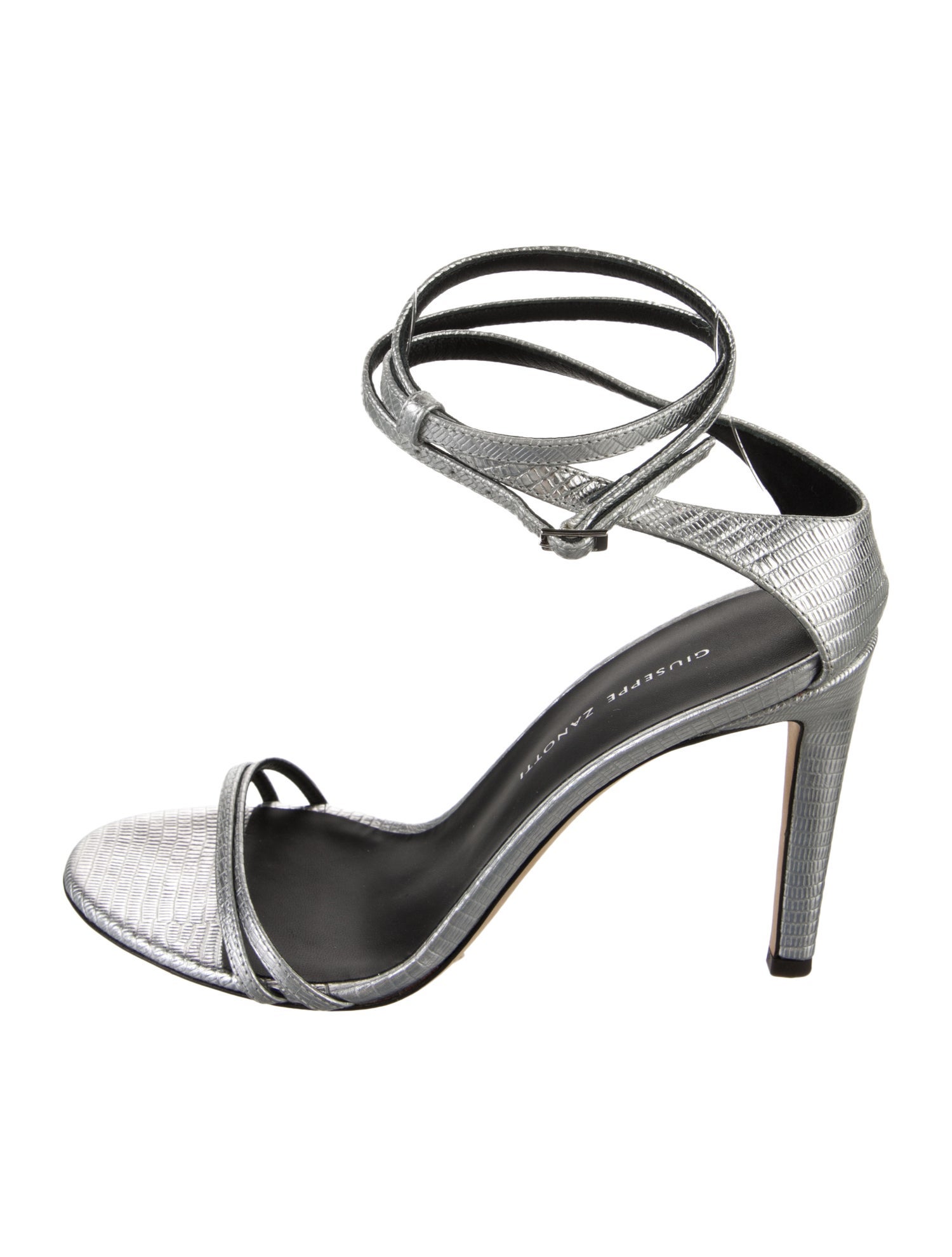 Giuseppe Zanotti Embossed Leather Sandals